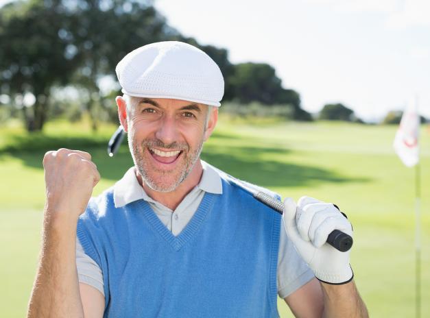 Körpereigener (refraktiver) Linsentausch bigstock-golfer-cheering-67658035-Wavebreak_Media_Ltd